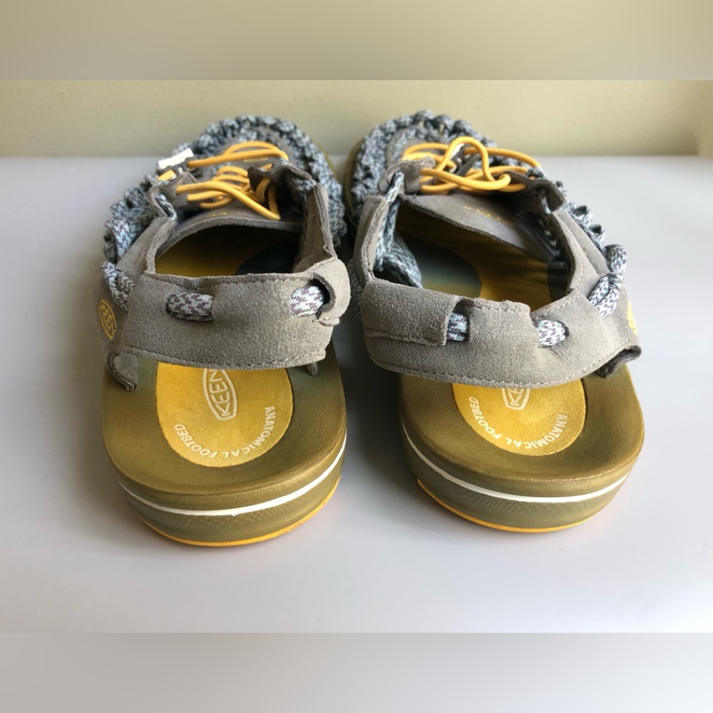 Keen Men’s Uneek Blue Corded Nylon Sandals Slip On Size: US 12 EUR 46 - Picture 5 of 12